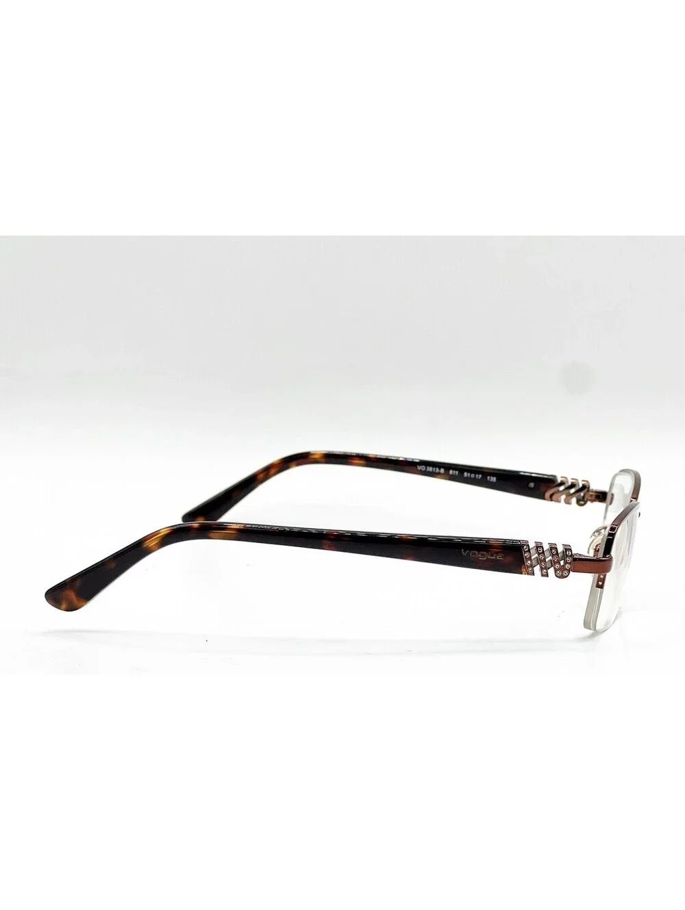 Vogue VO 3813-B 811 Brown Authentic Eyeglass Frames 51-17